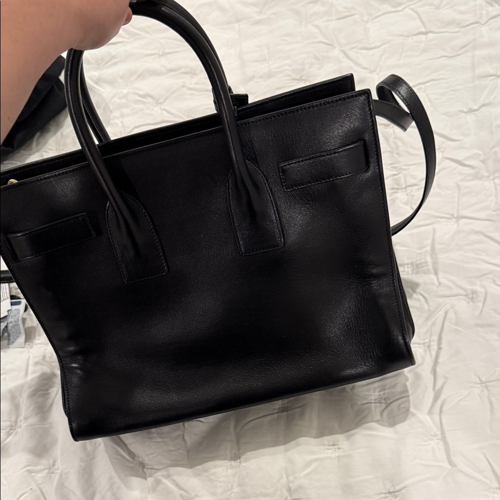 Saint Laurent Black Satchel Bag - Picture 5 of 7